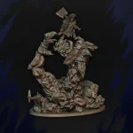 Diorama Buscadragones en batalla - Imagen 3