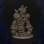 Ingeniero enano reparando golem - Imagen 2