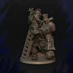 Ingeniero enano reparando golem - Imagen 4