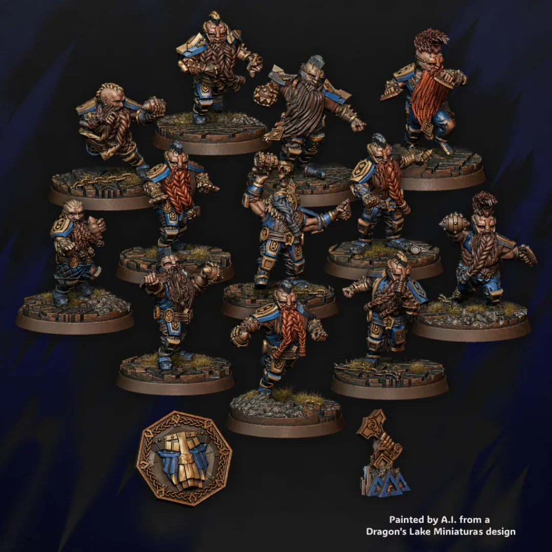 enanos bb Equipo Reinos Enanos Fantasy Football - Imagen 1