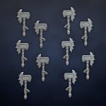 Bits armas de guerreros barbaros