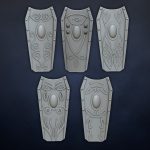 Bits escudos de Huskarls