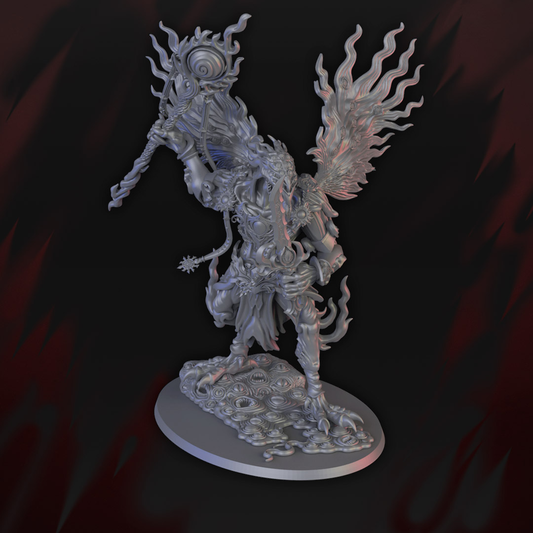 weaver of ages-Tzeentch-Daemon-Chaos-40k-AOS-9thAge-01 Tejedor de las Eras - Imagen 1