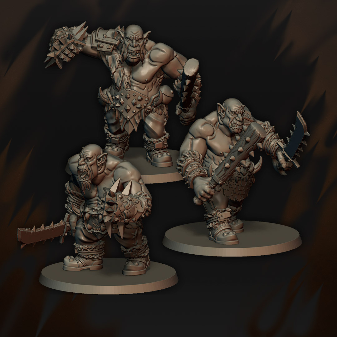 Glutton-Tribesmen-Ogor-Ogre-40k-AOS-9thAge-01 Masticadores de Carroña - Imagen 1