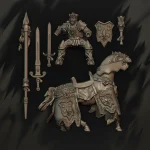 Señor de Equitania en caballo - Imagen 6