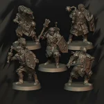 Caballeros Forlorn con escudo - Imagen 2