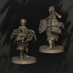 Caballeros Forlorn con escudo - Imagen 4