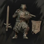 Caballeros Forlorn con escudo - Imagen 8