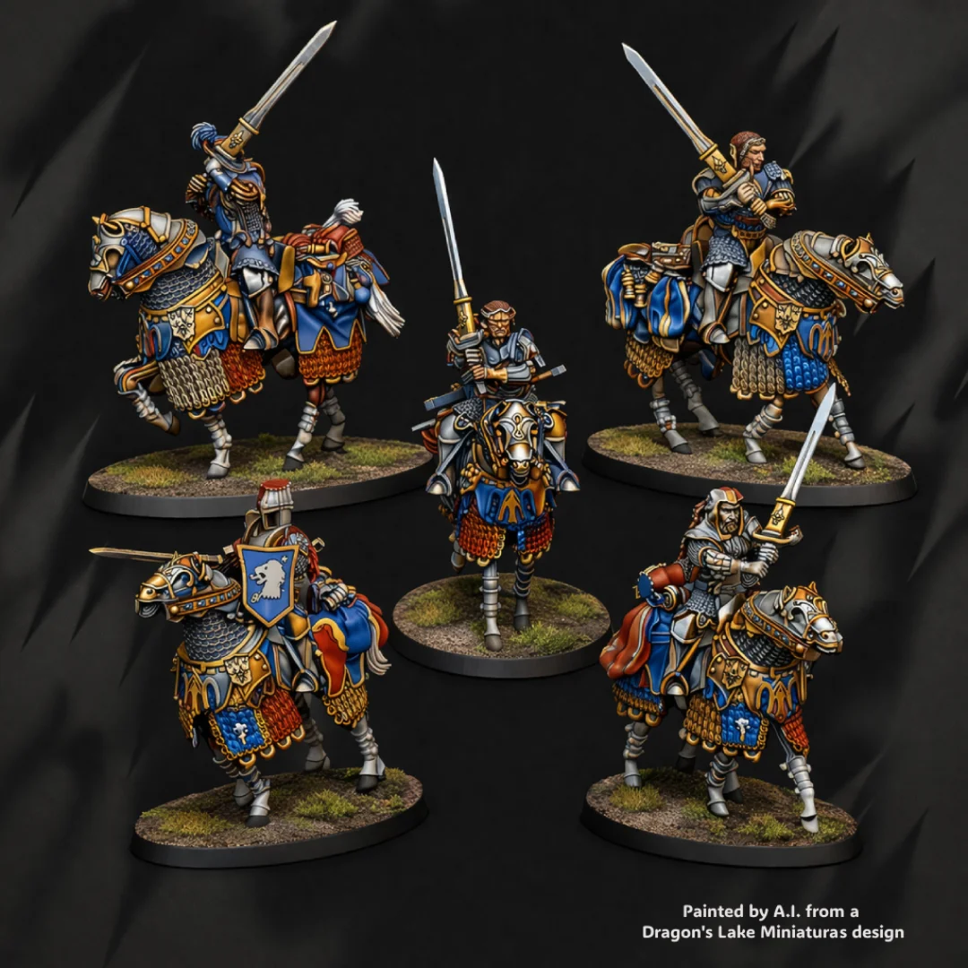 forlorn caballo buena Caballeros Forlorn en caballo - Imagen 1